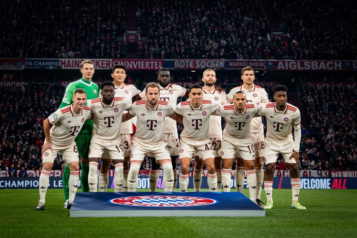 包含拜仁中场出色发挥，球队整体实力备受肯定的词条